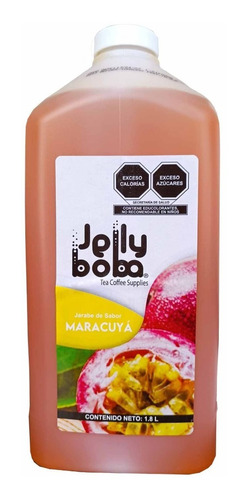 Bubbletea Jarabe Maracuya Jellyboba 1.8lt