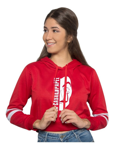 Hoodies Rojo De Mujer, La Casa De Papel