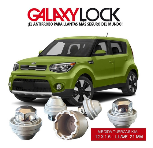 Kit De De Seguridad Kia Soul  2020 Galaxilock