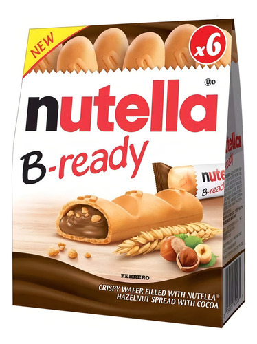 Nutella B-ready Nutella chocolate con hazelnut 132g