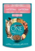 Comprar Sache Para Gatos Purina One Salmao Para Gatos Adultos 10 Und