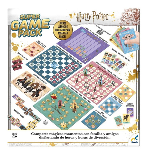 Juego De Mesa Súper Game Harry Potter Set De Juegos Clasicos