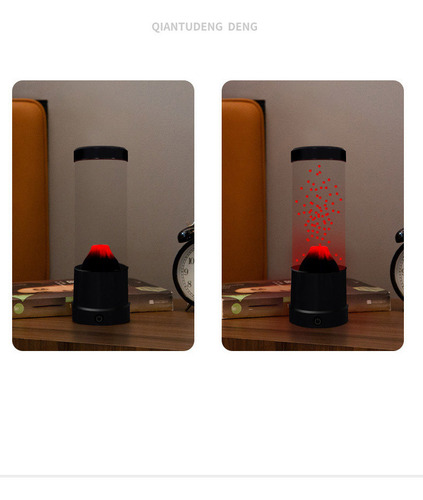 Lámpara De Escritorio Tipo L Volcano Lamp Para Adultos, Alim