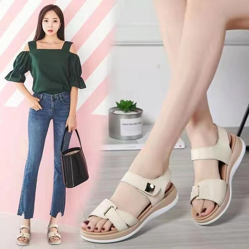Sandalias Con Plataforma Bohemia De Verano