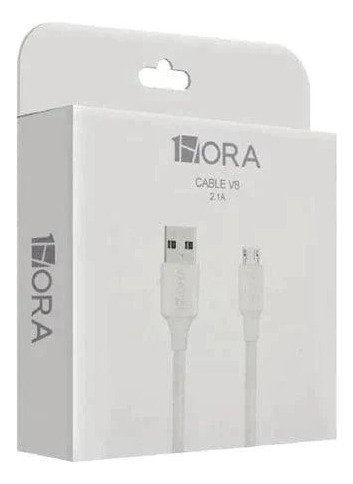 Cable Micro Usb V8 Negro 1hora Cab236 Usb