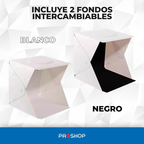 Imagen 3 de 10 de Caja De Luz Light Box Soft Box Led 40x40 Fotografia Plegable