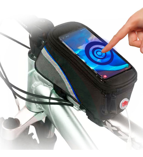 Bolsa Porta Celular E Objetos Suporte Quadro Bike Bicicleta