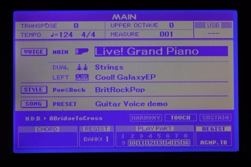 Display Lcd Yamaha Psr S500/s550/s650/s670/mm6 (Usado)