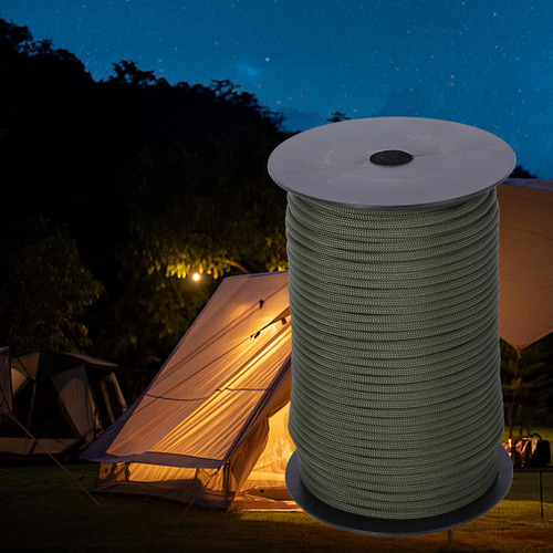 Paracord Cuerda Para Acampar Supervivencia Verde Oscuro
