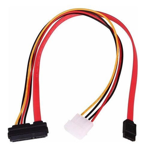 Extension Cable Sata 15+7 Pines A 4 Pin Ide Molex Y Sata