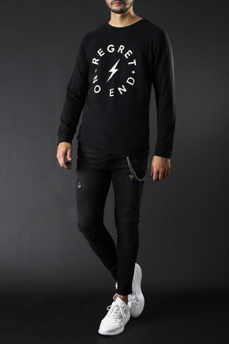 Imagen 4 de 4 de Buzo Estampado Hombre No End 36066