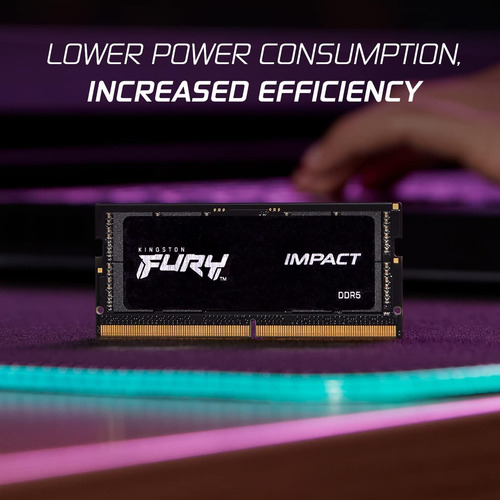 Kingston Fury Impact 32gb (2x16gb) 6400mt/s Cl38 Ddr5 Sod...
