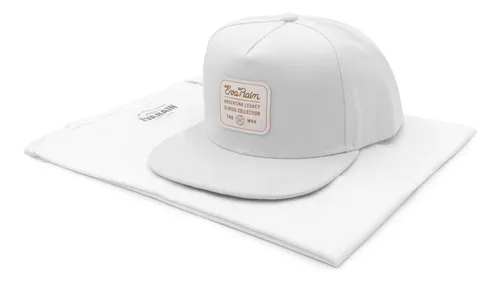 comprar Pack Gorra Blanco Plana Remera Algodón Negro Hueso Eva Rain