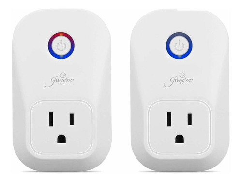 Jinvoo Wi-fi Smart Plug, Toma Inalámbrica De Control Remoto,