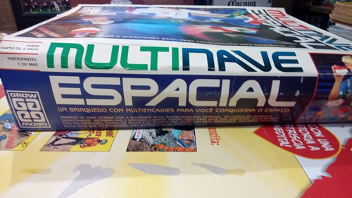 Multinave Espacial Brinquedo Antigo Da Grow Tomy Com Caixa (Usado)