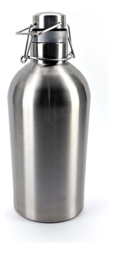 Ultimate Growler - Garrafao Termico Cerveja Aco Inox 2 Lts Cor Prateado