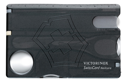 Navaja Swisscard Nailcare Color Negro Victorinox