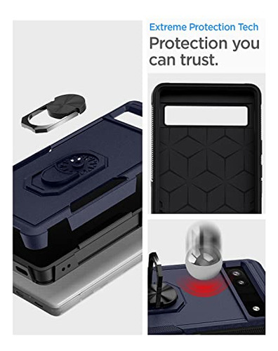 Funda Para Google Pixel 6a Teal Dual Layer Uso Rudo