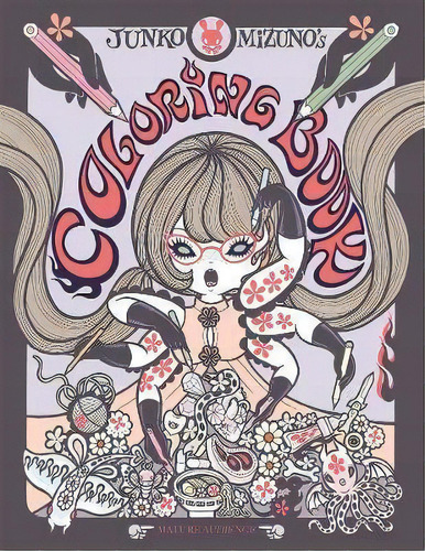 Junko Mizuno's Coloring Book, De Junko Mizuno. Editorial Last Gasp U S, Tapa Blanda En Inglés