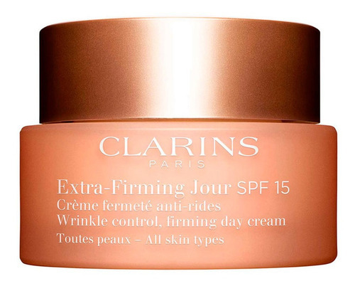 Creme Anti-idade Diurno Clarins Extra Firming Day Spf 15 Tipo De Pele Normal