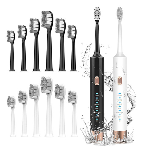 Aneebart Sonic Electric Toothbrush 2 Packcepillo De Dientes 