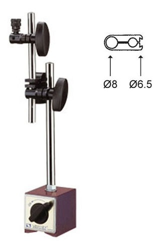 Base Magnetica Para Reloj Comparador Marca Vertex