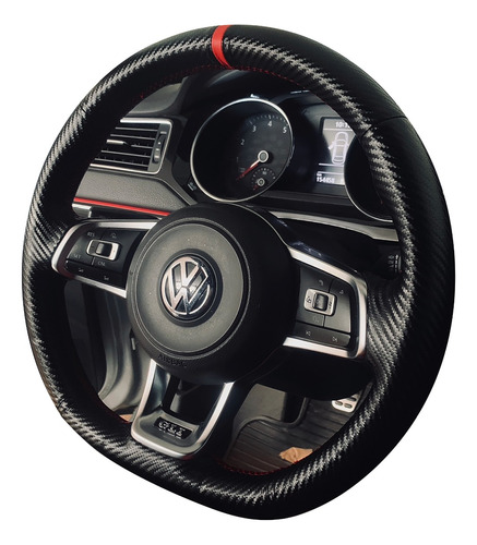 Funda Cubre Volante Full Carbon Jetta Golf Polo Gli Gti Vw