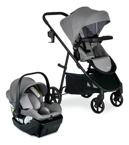 Cochecito Bebé Britax Willow Brook Convertible Con Huevito Color Graphite