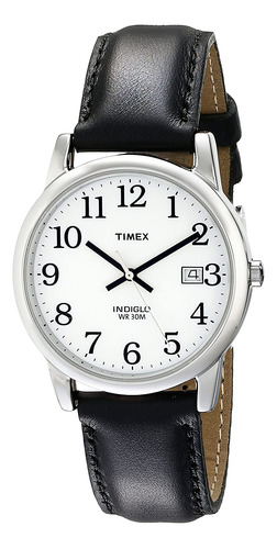 Reloj Timex Date De Cuero Para Hombre