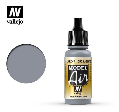 Imagen 2 de 7 de Vallejo 71050 Gris Claro Model Air Aerógrafo La Plata