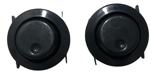 comprar 2 Pulsadores 1 De Luz 1 Encendido Orbis Convecta Volcan Gris