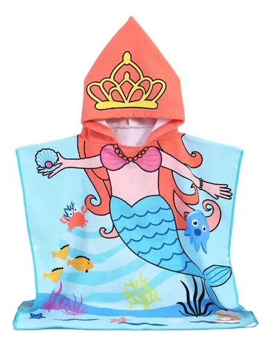 comprar Toalha Infantil Poncho Menino Menina Atoalhado Personagens