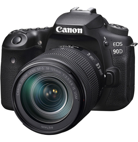 Canon Eos 90d Dslr Camara Con 18-135mm Lens