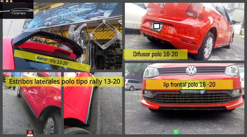 Vw Polo Kit Aerodinamico Spoilers Polo Lip Difusor