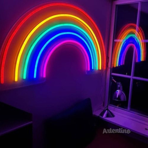 Cartel Neon Led Lampara Personalizado 220 Logo App Bluetooth