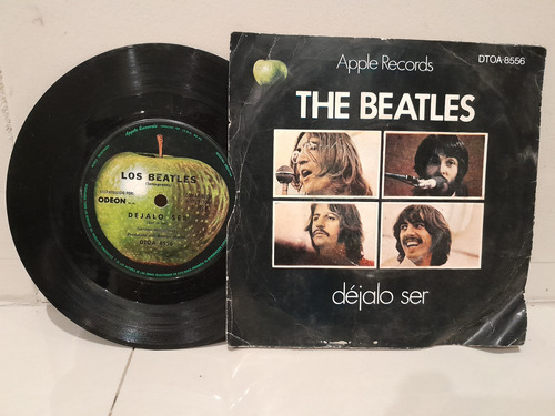 The Beatles Dejalo Ser Vinilo Simple Nacional