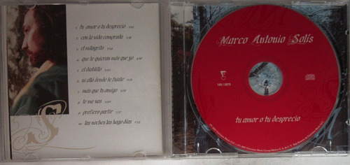 Marco Antonio Solis - Tu Amor O Tu Desprecio Cd