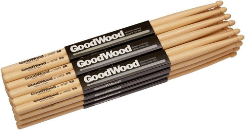 Palillos Goodwood 5a, 5b Y 7a Punta Madera X Par