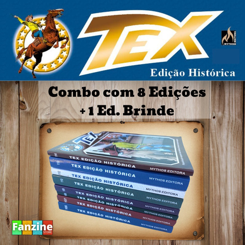 Combo Tex Histórica Com 8 Edições + Ed. Brinde