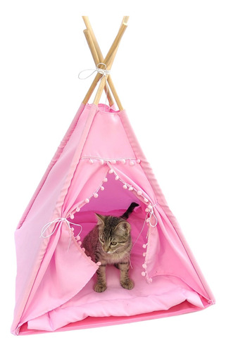 Tipi Para Mascota, Perritos Y Gatitos Chicos. 