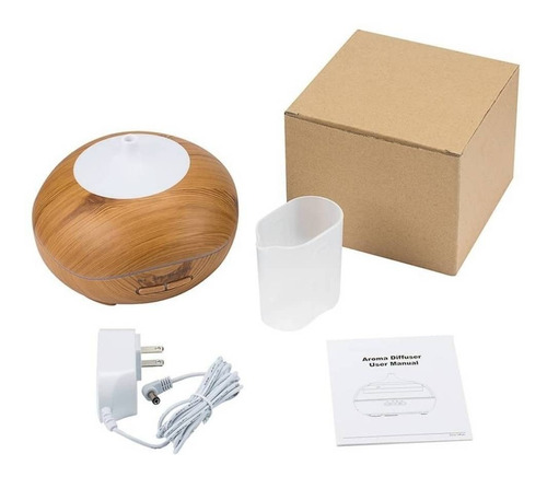 Humidificador Difusor Aromatico De Madera