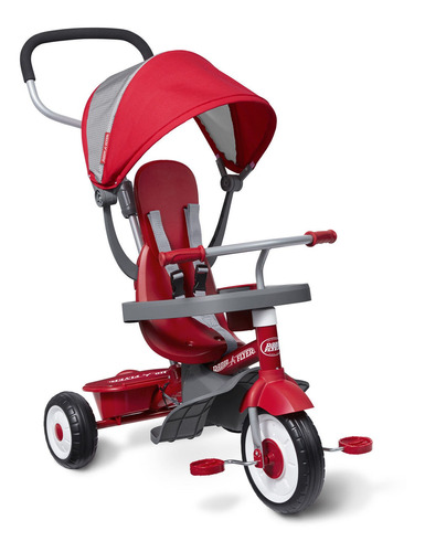 Triciclo Infantil Radio Flyer Ez 4 En 1 Para Paseos, Color