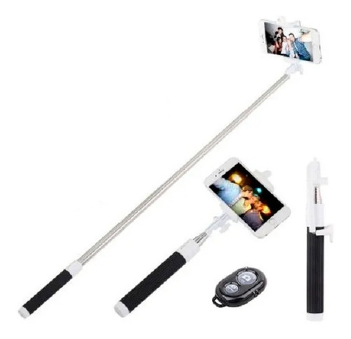 Imagen 2 de 5 de Palo Selfie Celular Extensible Con Control Remoto Bluetooth