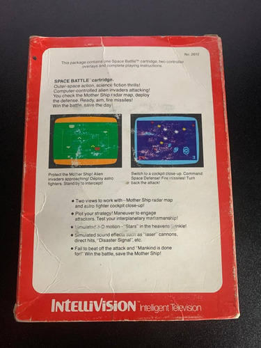 Space Battle Intellivision (Usado)