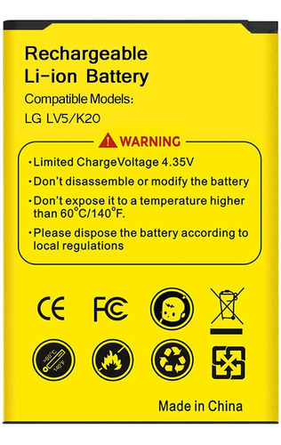 Batería Para K20 Plus, Actualizada Euhan 3100mah Li-ion Ba