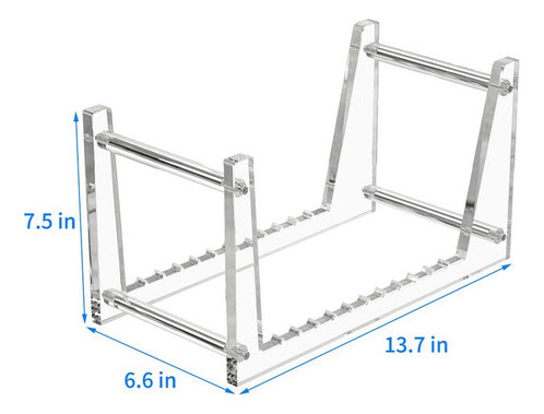 * 1 Porta Discos De Vinilo Transparente For Almacenamiento