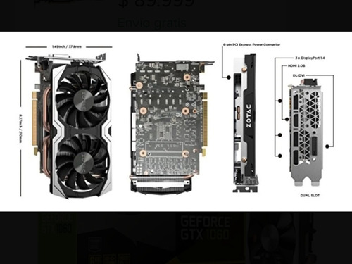 Zotac 1060 De 6gb 