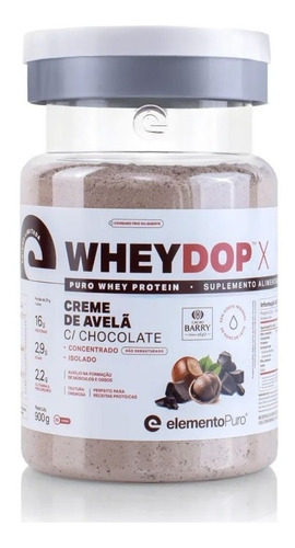 Elemento Puro Wheydop X 900g Creme De Avelã Com Chocolate