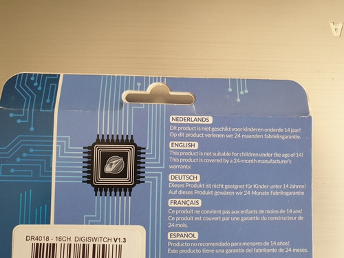 Imagen 3 de 3 de Decodificador De Conmutaciòn De 16 Canalesdigikeijs Dr4018