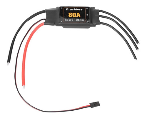 80a Brushless Esc Para Componentes De Peças De Brinquedos